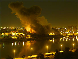 image of Baghdad smoking