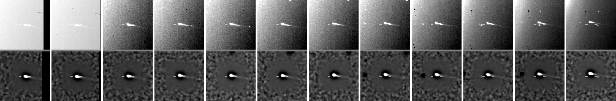 A vetting strip for a real comet