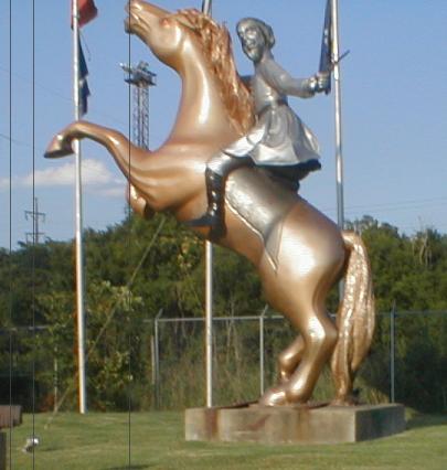 closeup of statue