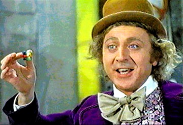 gene wilder as willy wonka